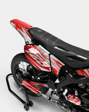 LUNIOR - YAMAHA DT 50cc Decal Kit - Red