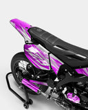 LUNIOR - Dekorationsset YAMAHA DT 50cc - Rosa