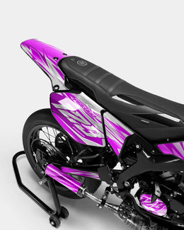 LUNIOR - Kit deco YAMAHA DT 50cc - Rose — vue 3
