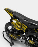 MIRROR - YAMAHA DT 50cc decoration kit - Dark yellow