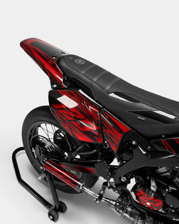 MIROIR - Kit deco YAMAHA DT 50cc - Rouge — vue 3