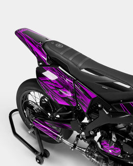 MIROIR - Kit deco YAMAHA DT 50cc - Rose — vue 3