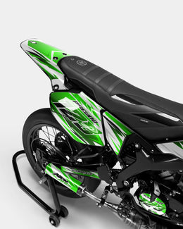 ONYX - Kit deco YAMAHA DT 50cc - Vert — vue 3