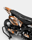 ONYX - YAMAHA DT 50cc Decal Kit - Orange