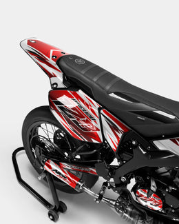 ONYX - Kit deco YAMAHA DT 50cc - Rouge — vue 3