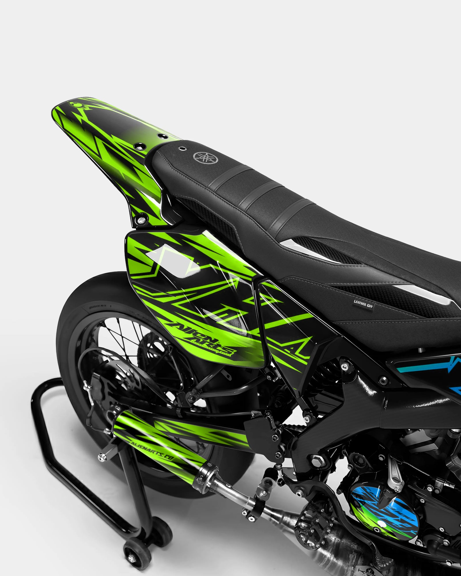 PAENO - Dekorationsset YAMAHA DT 50cc - Blau Grün