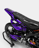 PAENO - YAMAHA DT 50cc Decal Kit - Orange Purple
