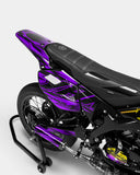 PAENO - Kit deco YAMAHA DT 50cc - Jaune Violet