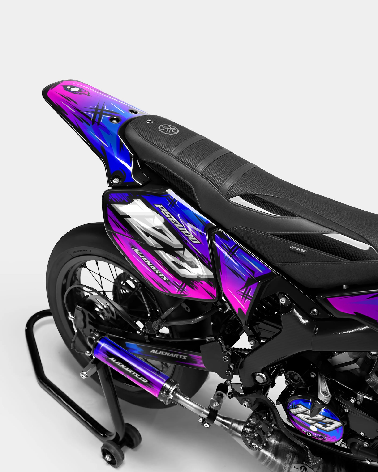 PAVO - YAMAHA DT 50cc Decal Kit - Blue Pink