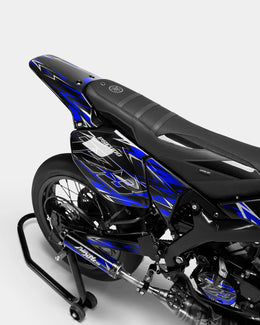 PIQUE - Kit deco YAMAHA DT 50cc - Bleu foncé — vue 3