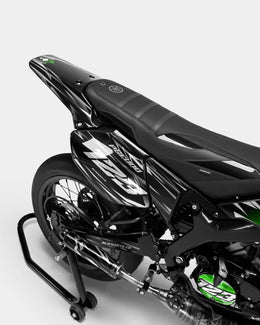 PLUME - Kit deco YAMAHA DT 50cc - Vert — vue 3