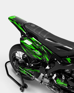 SABLE - Kit deco YAMAHA DT 50cc - Vert — vue 3