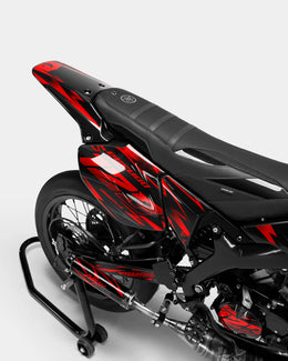 SABLE - Kit deco YAMAHA DT 50cc - Rouge — vue 3