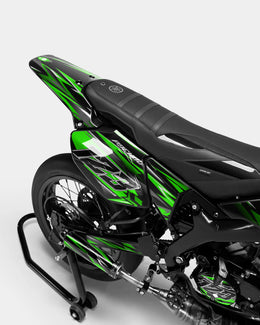 SENSO - Kit deco YAMAHA DT 50cc - Vert — vue 3