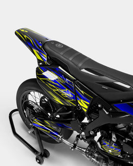 SORAE - Kit deco YAMAHA DT 50cc - Bleu foncé — vue 3