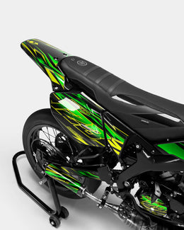 SORAE - Kit deco YAMAHA DT 50cc - Vert — vue 3