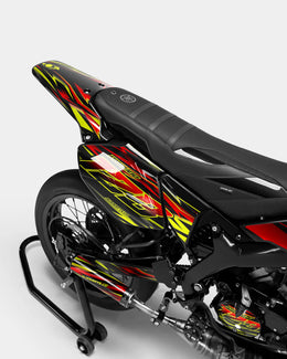 SORAE - Kit deco YAMAHA DT 50cc - Rouge — vue 3