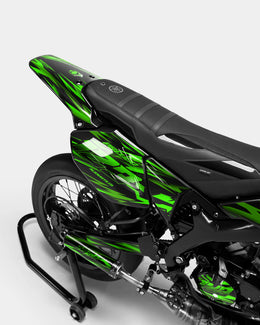 SUJAK - Kit deco YAMAHA DT 50cc - Vert — vue 3