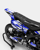 VESTA - YAMAHA DT 50cc Decal Kit - Dark Blue