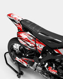 VESTA - YAMAHA DT 50cc Decal Kit - Red