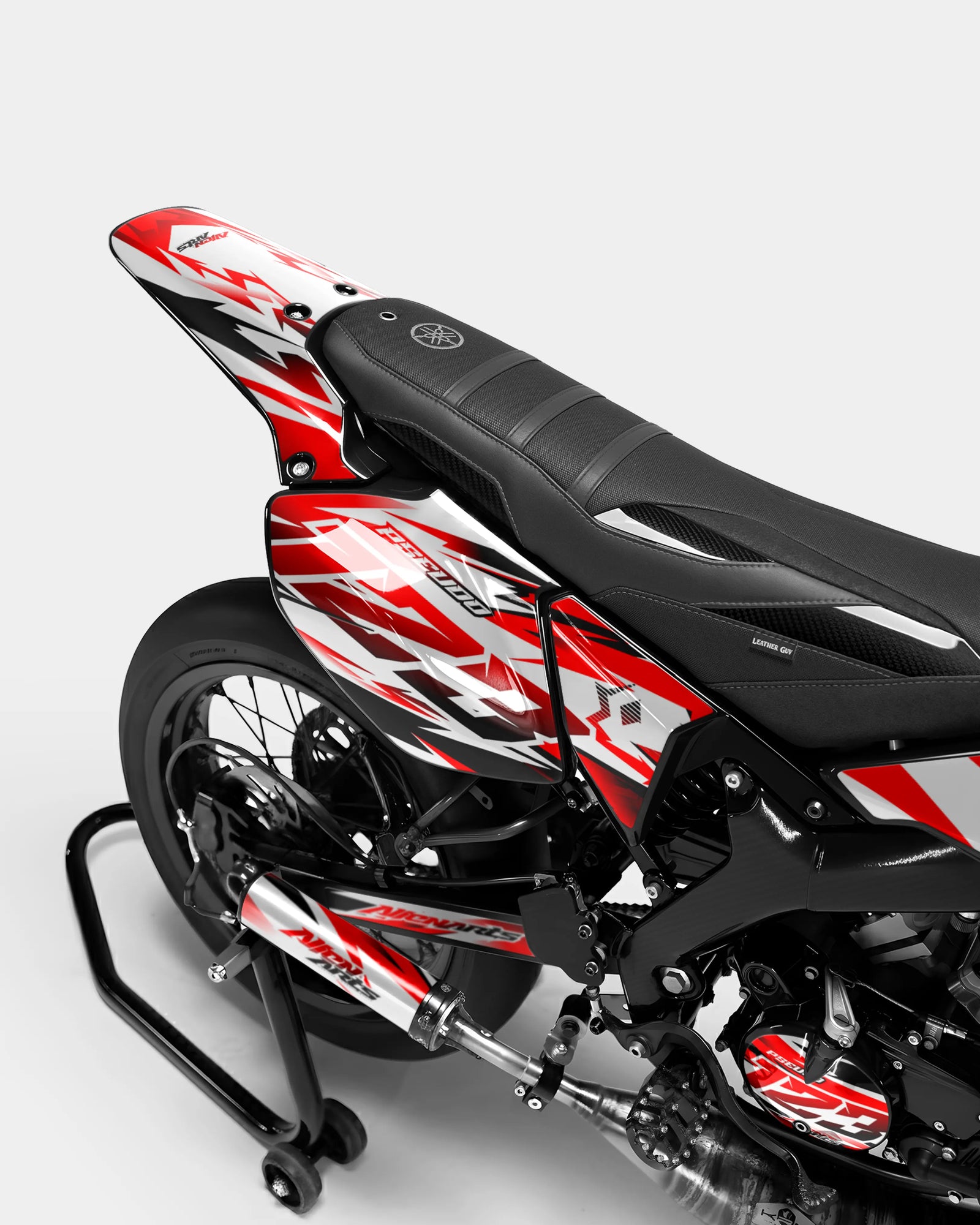 VESTA - Dekorationsset YAMAHA DT 50cc - Rot
