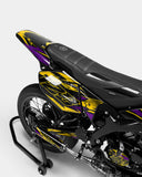 VIREO - YAMAHA DT 50cc Decal Kit - Yellow Purple