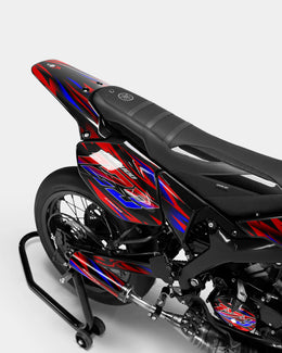 VITRA - Kit deco YAMAHA DT 50cc - Rouge Bleu — vue 3