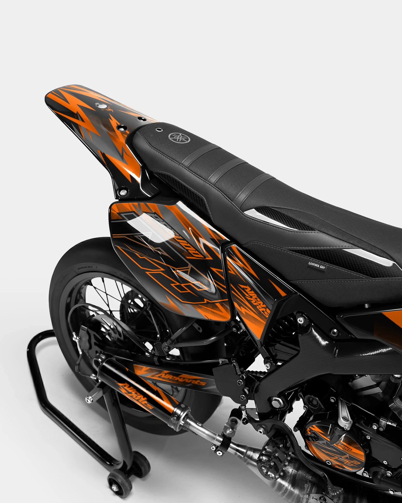 ZÉPHYR - YAMAHA DT 50cc Decal Kit - Orange