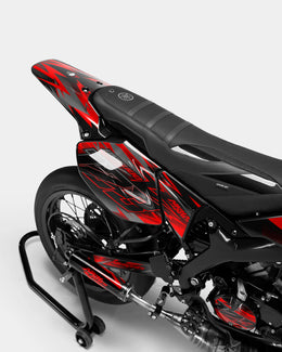 ZÉPHYR - Kit deco YAMAHA DT 50cc - Rouge — vue 3