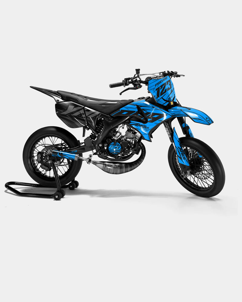0RBIS - Kit deco YAMAHA DT 50cc - Bleu