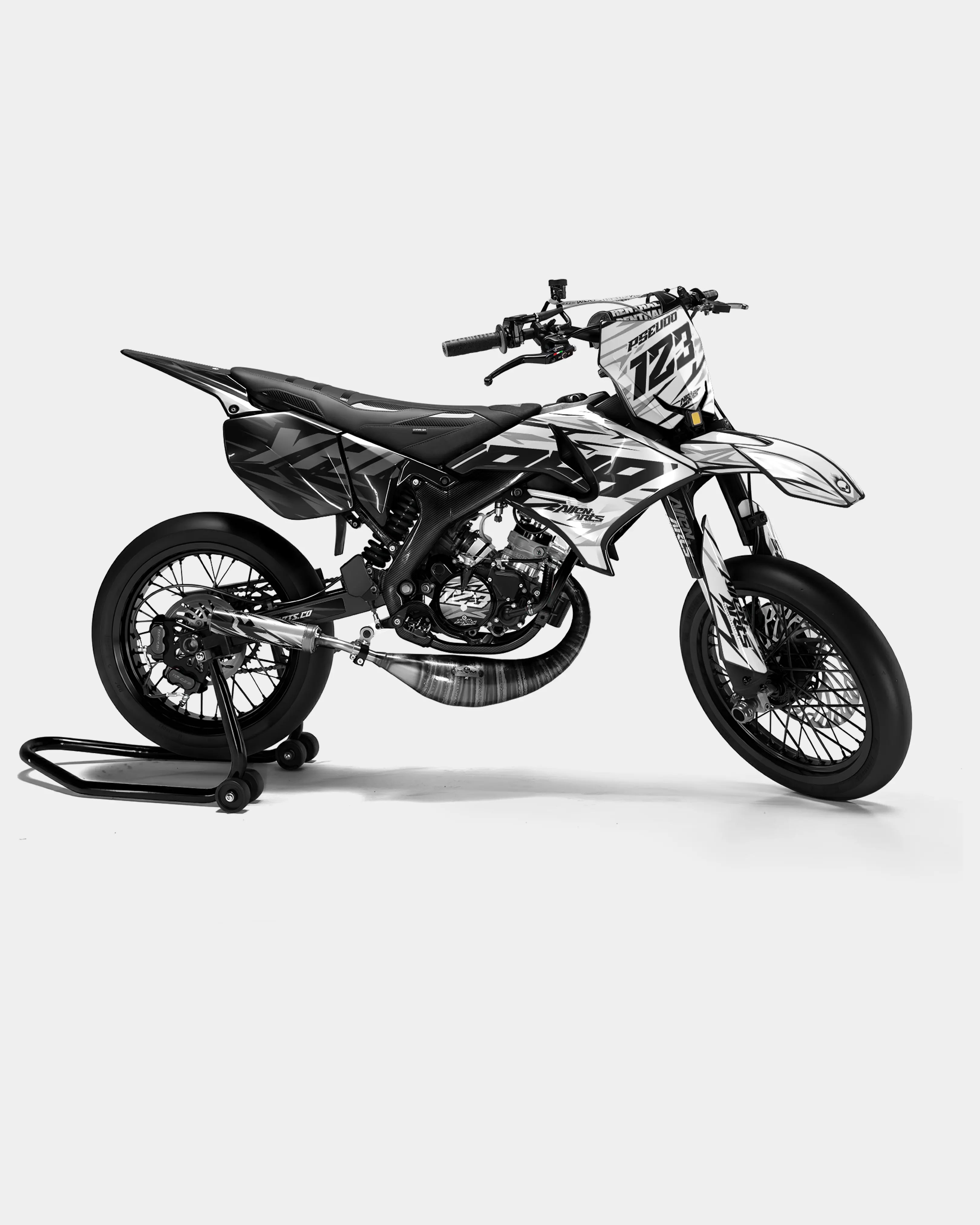 0RBIS - Kit deco YAMAHA DT 50cc - Blanc