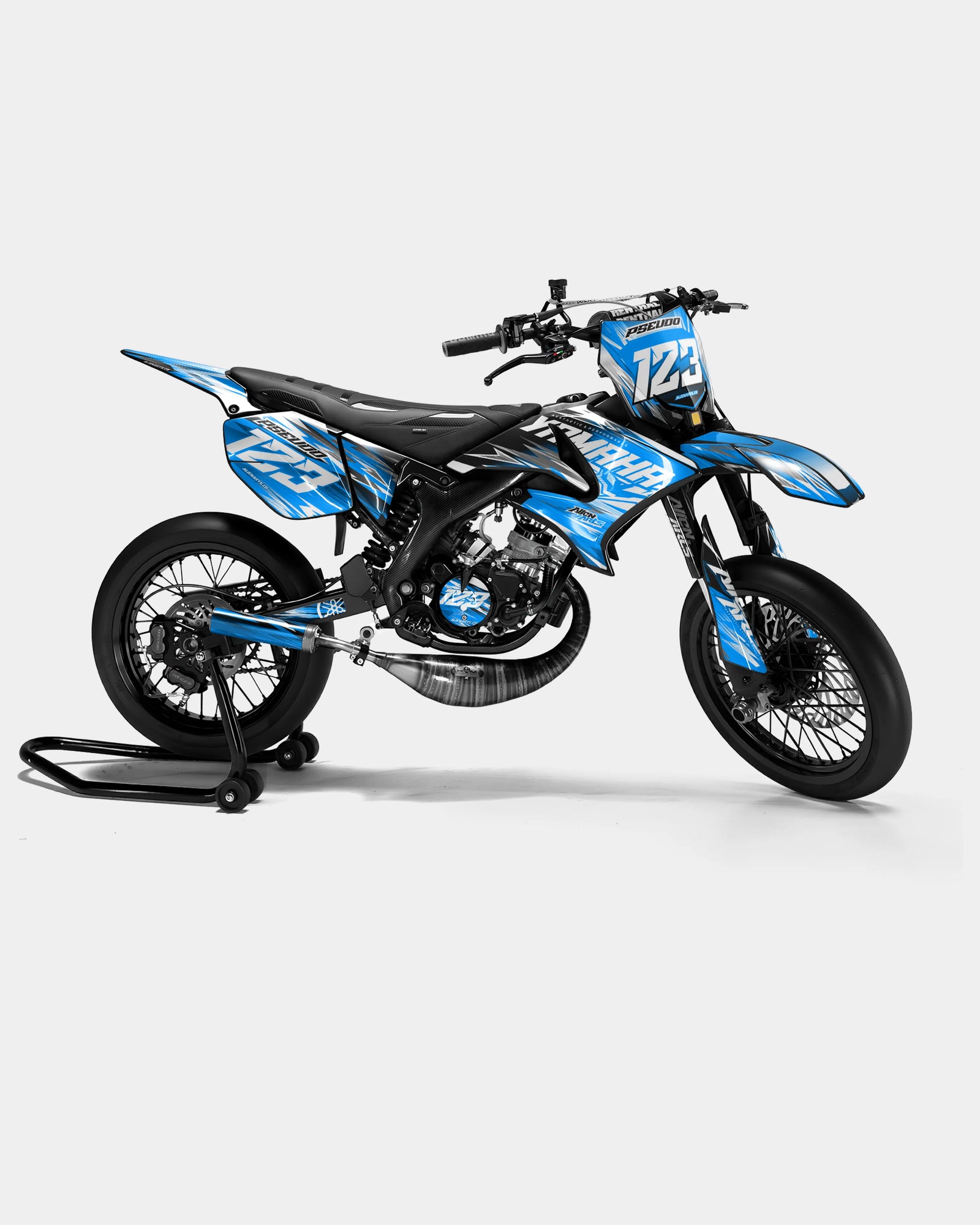 AUROPE - Kit decorativo YAMAHA DT 50cc - Blu