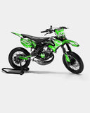 AUROPE - Kit deco YAMAHA DT 50cc - Vert