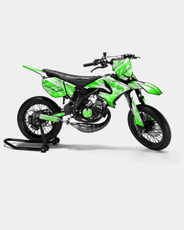 CALYPSO - Kit deco YAMAHA DT 50cc - Vert — vue 1