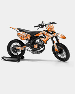 CALYPSO - Kit deco YAMAHA DT 50cc - Orange — vue 1