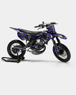 ECLAT - Kit deco YAMAHA DT 50cc - Bleu foncé — vue 1