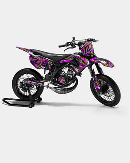 ECLAT - Kit deco YAMAHA DT 50cc - Rose — vue 1