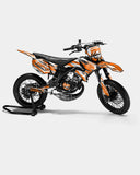 FABLE - Kit deco YAMAHA DT 50cc - Orange