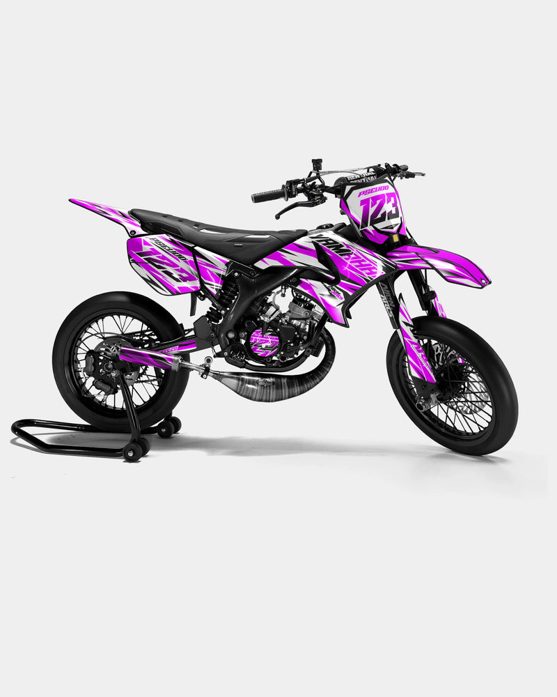 FABLE - Kit deco YAMAHA DT 50cc - Rose