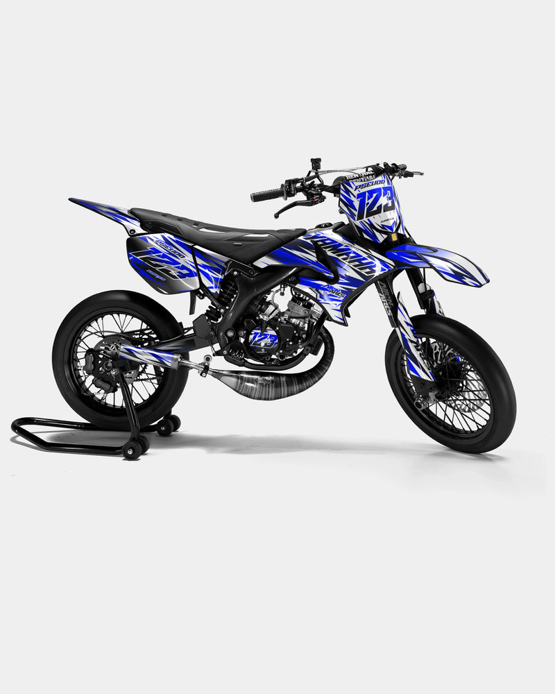 FIKA - Kit deco YAMAHA DT 50cc - Bleu foncé
