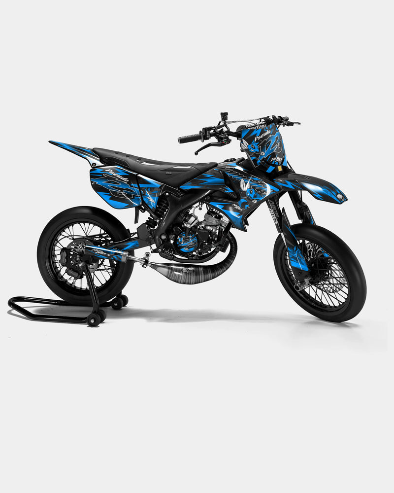 LISSE - Kit deco YAMAHA DT 50cc - Bleu