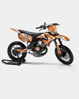 LUNIOR - Kit deco YAMAHA DT 50cc - Orange — vue 1