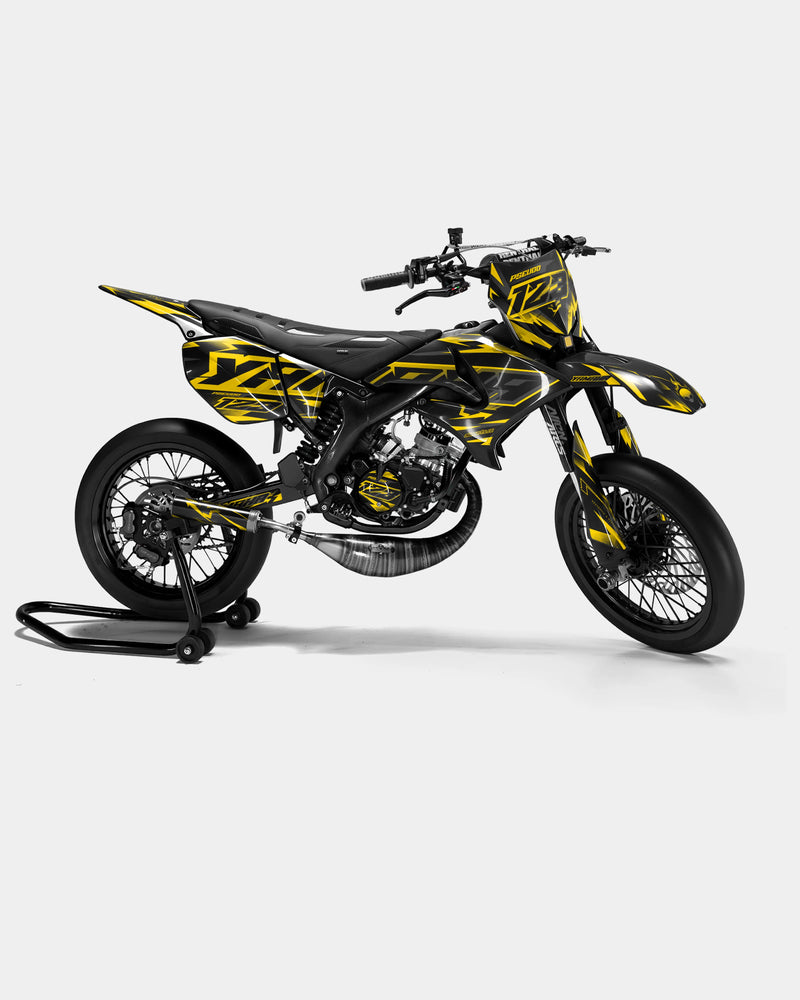 MISTRAL - Kit deco YAMAHA DT 50cc - Jaune foncé