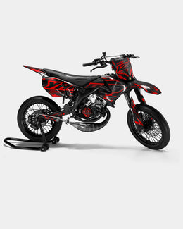 MISTRAL - Kit deco YAMAHA DT 50cc - Rouge — vue 1