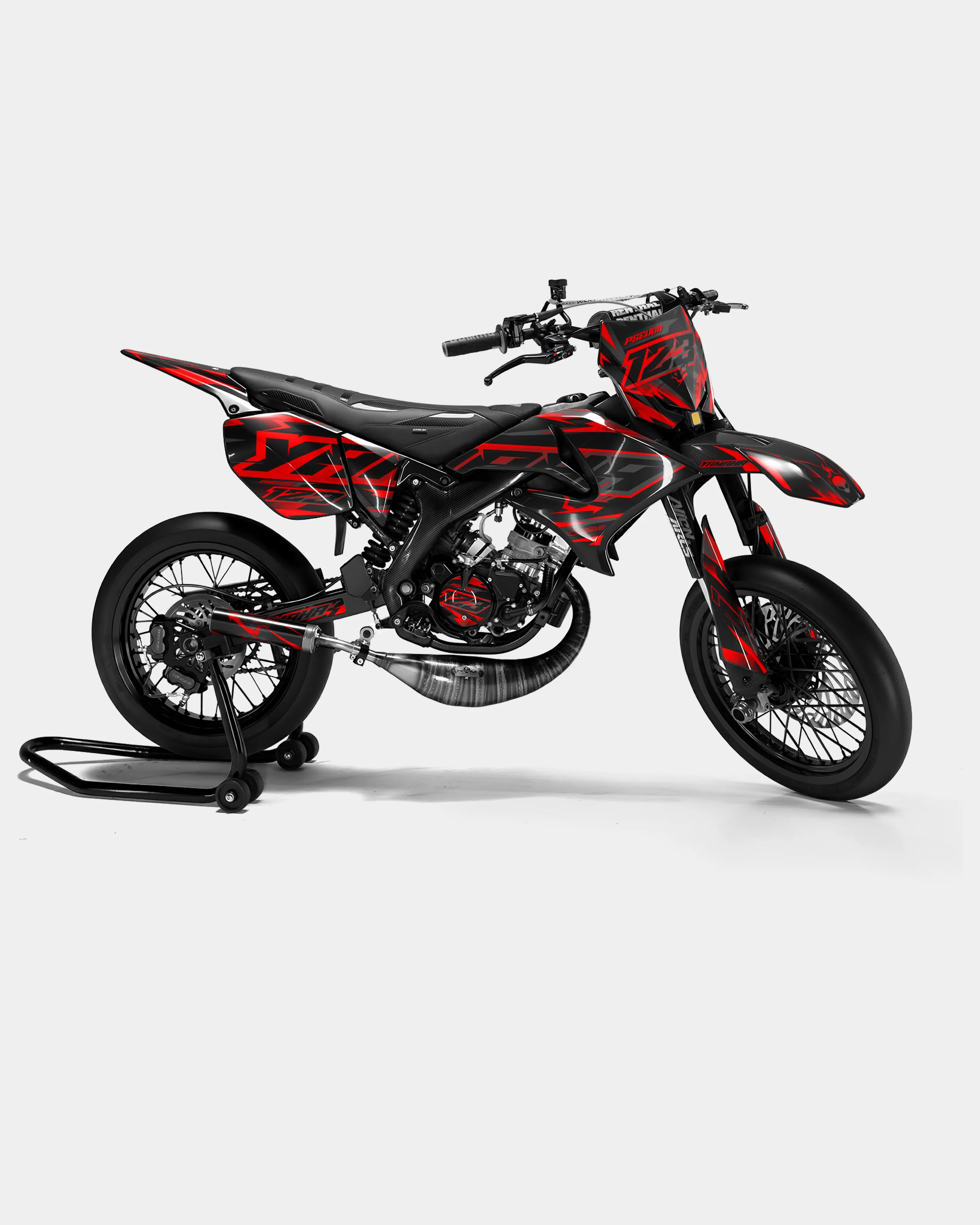 MISTRAL - Dekorationsset YAMAHA DT 50cc - Rot
