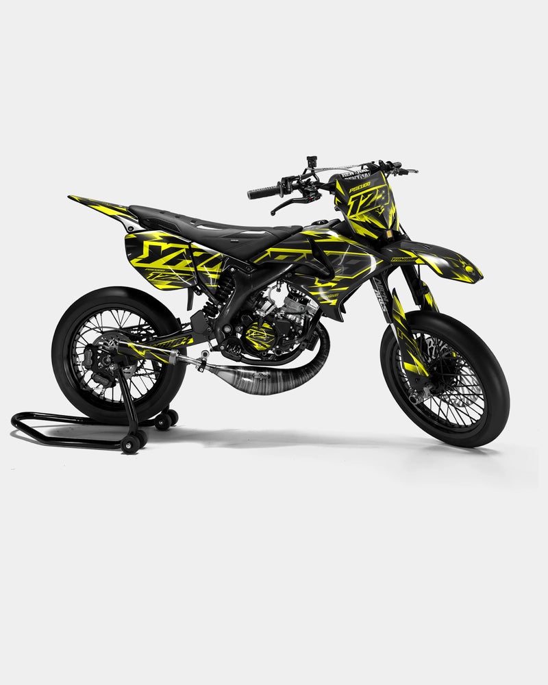 MISTRAL - Kit deco YAMAHA DT 50cc - Jaune