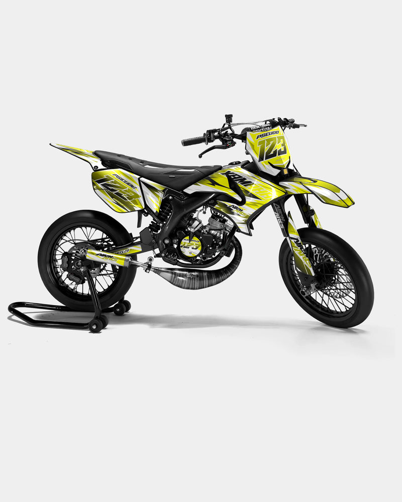 ONYX - Kit deco YAMAHA DT 50cc - Jaune