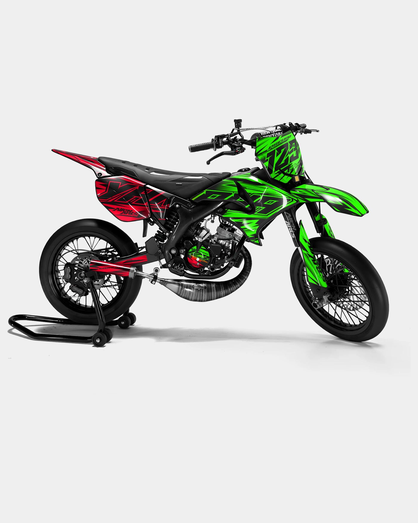 PAENO - Kit deco YAMAHA DT 50cc - Vert Rouge