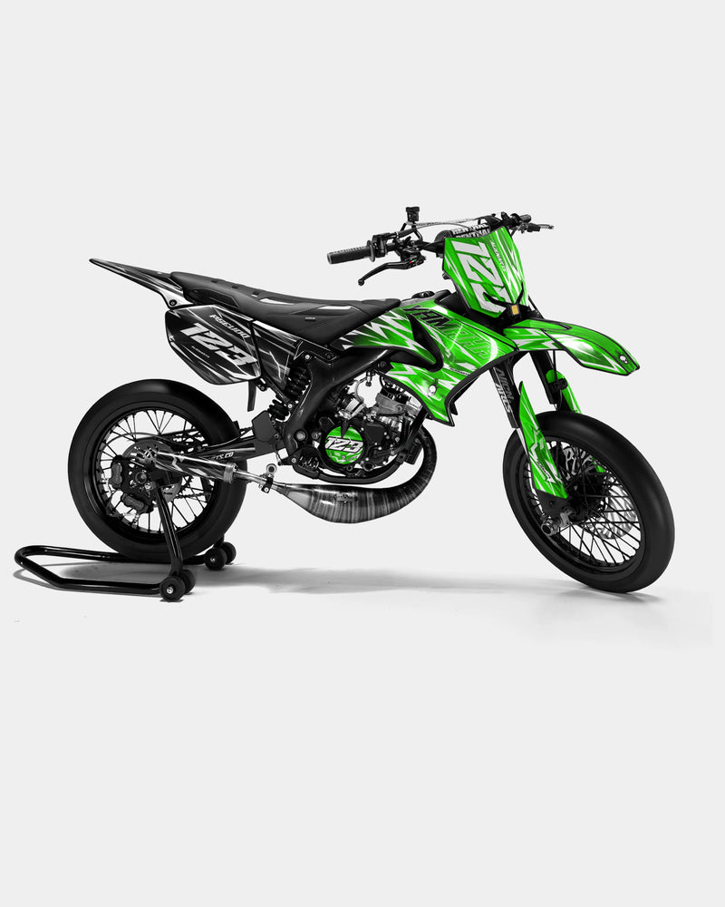 PLUME - Kit deco YAMAHA DT 50cc - Vert
