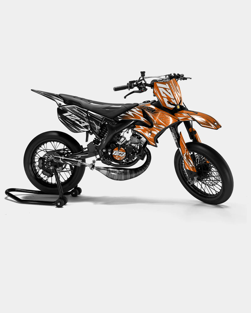 PLUME - Kit deco YAMAHA DT 50cc - Orange